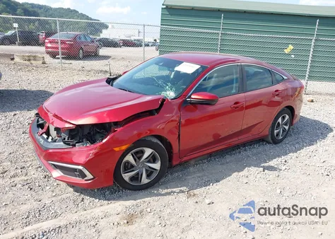 2020 Honda Civic Lx из США, поврежденный, VIN 2HGFC2F69LH545849